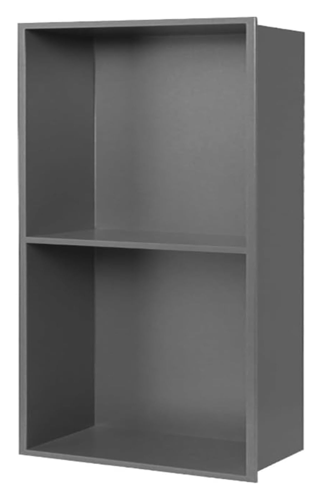 QUSYZD Stainless Steel Shower Nich, One Piece Embedded Shower Niche, Room Shelf Recess Storage for Bath/Shampoo/Toiletry Pantry Decor,Black,70x28x12.5cm,Grey-70x28x12.5cm