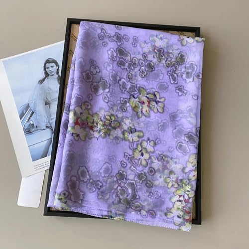 Shawl Wraps for Women Chiffon Silk Shawls Evening Dress Ladies Veil Rave Scarves Sun Protection Paisley Scarf Silky3