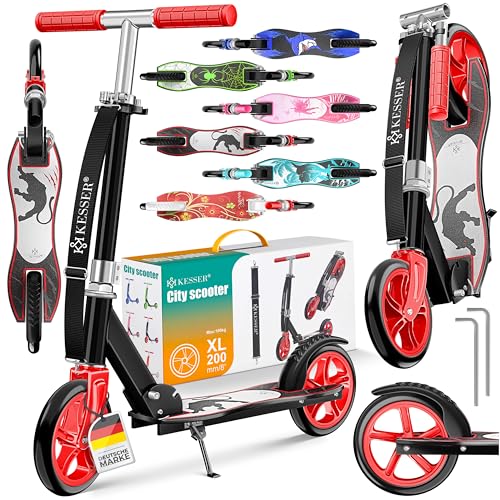 Kesser® Scooter Roller Kinderroller Cityroller Tretroller Kickroller Kickscooter | Panther (White) Kesser® Scooter Roller Kinderroller Cityroller Tretroller Kickroller Kickscooter | Panther (White)