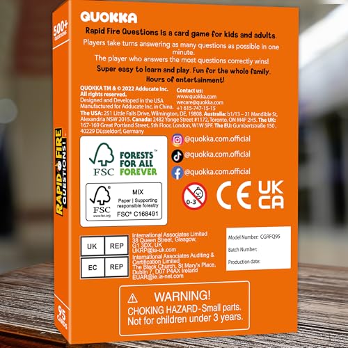 Quokka Card Games For Kids & Adults - Conversations With Friends - Icebreaker Party Games - Fun Family Board Games - Diverse and Wide Range of Topics To Learn New Things About Friends Quokka Card Games For Kids & Adults - Conversations With Friends - Icebreaker Party Games - Fun Family Board Games - Diverse and Wide Range of Topics To Learn New Things About Friends