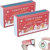 PERFECTO PARA PRINCIPIANTES Y AMANTES DE LAS MANUALIDADES: Tanto si eres nuevo en el punto de cruz como si eres un entusiasta de las manualidades, nuestro calendario de adviento de puntadas está diseñado para deleitarte. Este calendario de adviento de punto de cruz es un regalo ideal para cualquiera que busque una actividad navideña divertida y relajante. Ideal para añadir un toque personal a la decoración navideña.