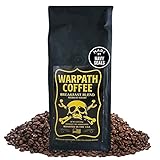 Warpath Coffee Breakfast Blend 12 OZ - Created by Navy SEALS, Extra Strong Arabica Coffee, Whole Bean, High Caffeine Coffee, Drink it Black, Perfect for Lovers of Strong Coffee Items