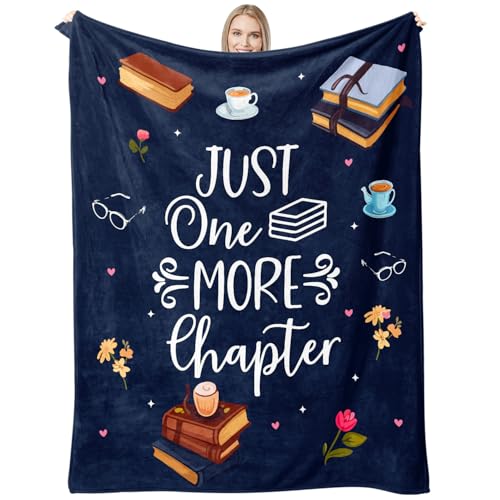 Calibron Book Lovers Gifts, for Women Men Book Lover Throw