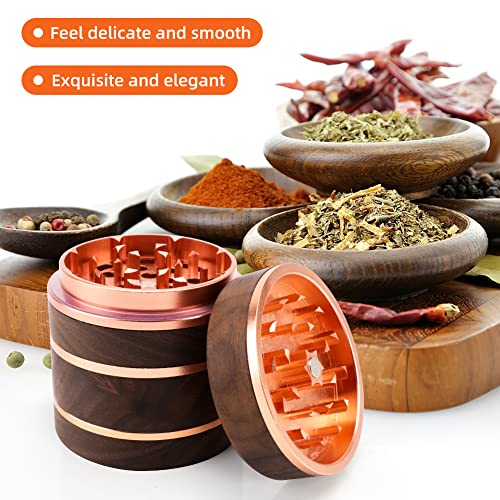 Brynnl 4 in 1 smerigliatrice per spezie in legno