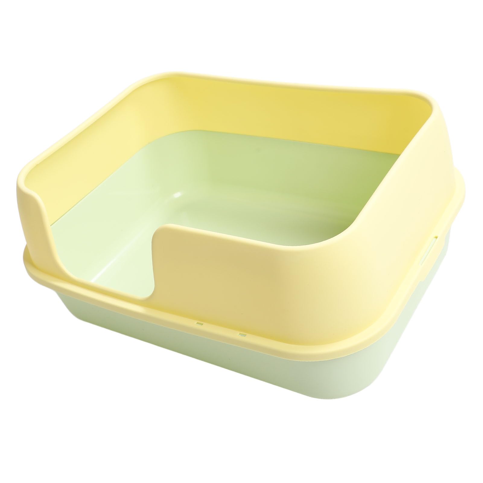 Halbgeschlossene Katzentoilette, Extra Große 23,4 X 17,3 Zoll | Spritzwassergeschütztes Design, Abnehmbares Tablett, Inklusive Schaufel, für Mehrere Katzen, Sicheres, Ungiftiges Material