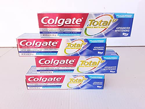 Colgate Total SF Advanced Whitening Toothpaste 6.4 oz, 5-pack