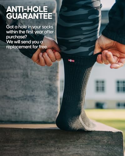 DANISH ENDURANCE Ultra-Comfort Crew Running Socks - 3 or 5 Pack4