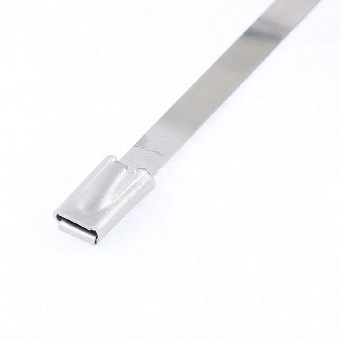 Aexit Pipe Hose Clamps Stainless Steel Cable Zip Tie 4.6 Strap Clamps x 1000mm