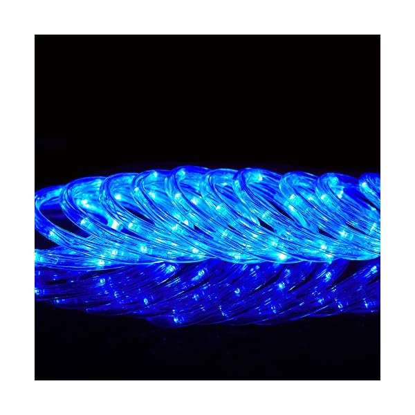 Huizhen indoor outdoor rope lights,110v 100ft flexible led rope light kit for party,wedding,background,trees,pool,eaves decoration with ul certified - image 4
