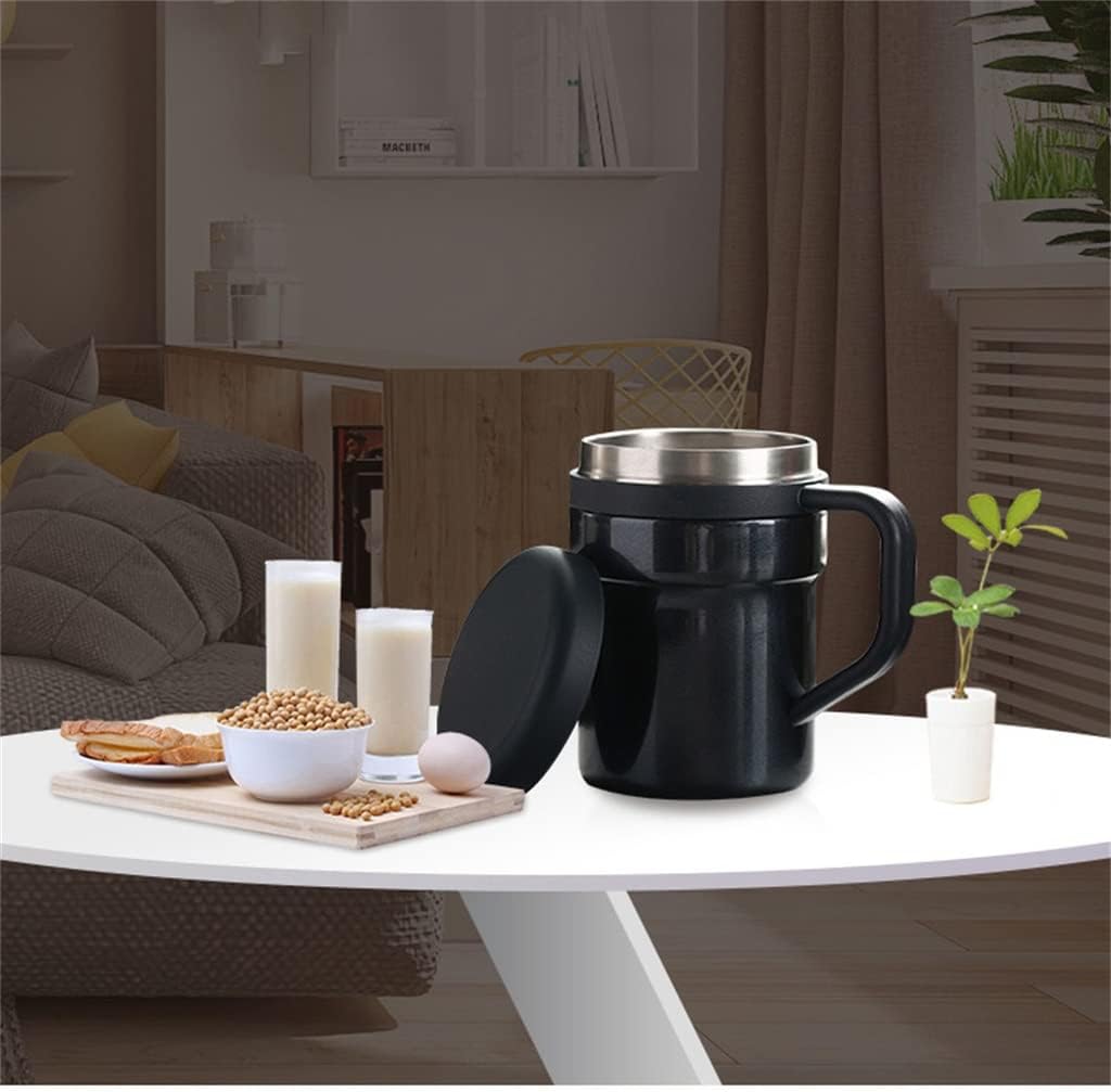 Temperature Difference Automatic Stirring Cup Portable Magnetic Non-charging Lazy Coffee(D)