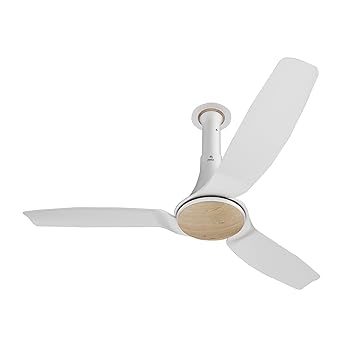 Nex Dryft A90 BLDC 1200mm Ceiling Fan | 20% Higher Air Thrust | 41W 5 Star PeakTorq??? BLDC |Airfluence???ABS Blade for Low Noise|Remote|Energy Saving|100% Copper with Double Ball Bearing (Classic White)