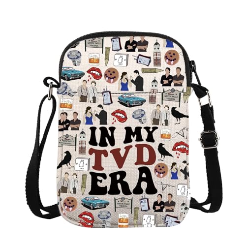 ZJXHPO TVD Cross Body Bag Vampire Movie Inspired Gift In My TVD Era Messenger Bag TVD Vampire Merch (TVD Era CB) - Main Image