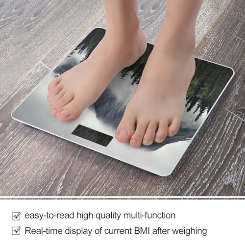 Báscula digital de baño de vidrio templado 400 lb miniatura 5
