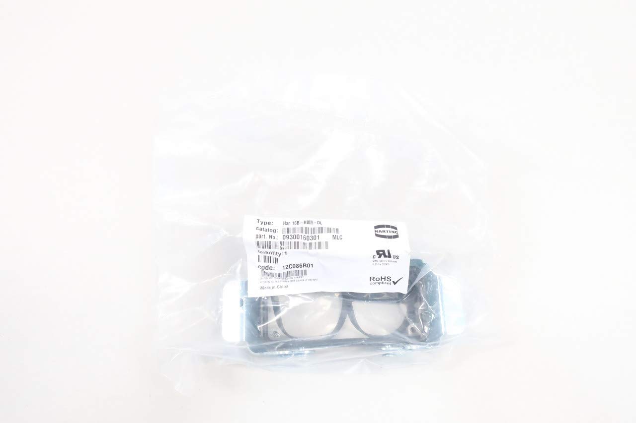 HARTING 09300160301 HAN 16B-HBM-DL Bulkhead HOUSING
