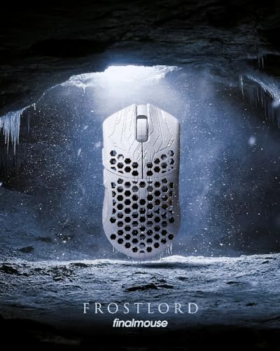 FinalMouse Frostlord UltralightX Wireless Gaming Mouse White (Classic)