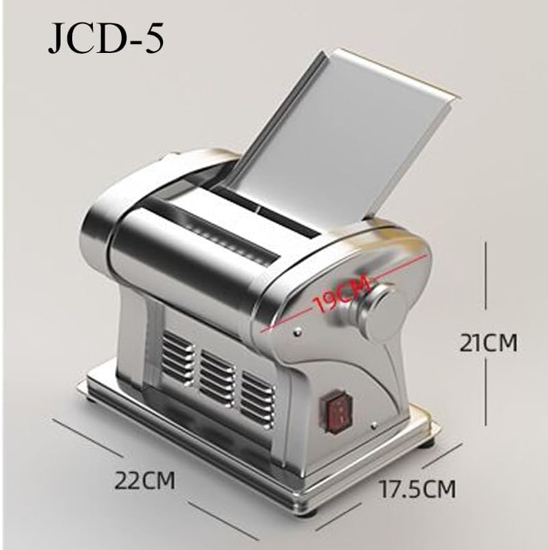 Electric Noodle Dumpling Wrapper Maker Machine Pasta Noodle Machine Commercial Household Stainless Steel Noodle Press Machine (JCD-5)
