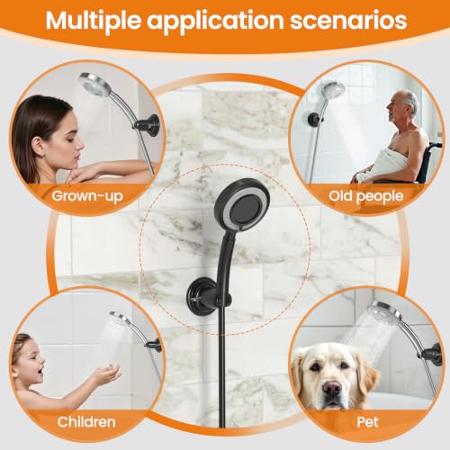 SUNSCHOIS Suction Cup Handheld Shower Head Holder, No Drill, Adjustable by Sunschois - Used condition - Image 3