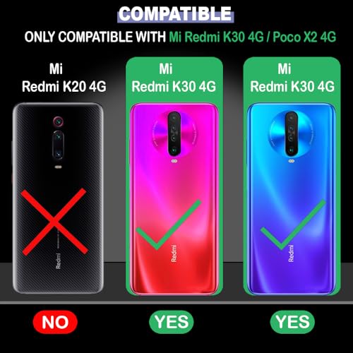 Image of Fractional Pattern Design Premium 2D Printed Metal Back Case Cover for Mi Redmi K30 4G / Poco X2 4G