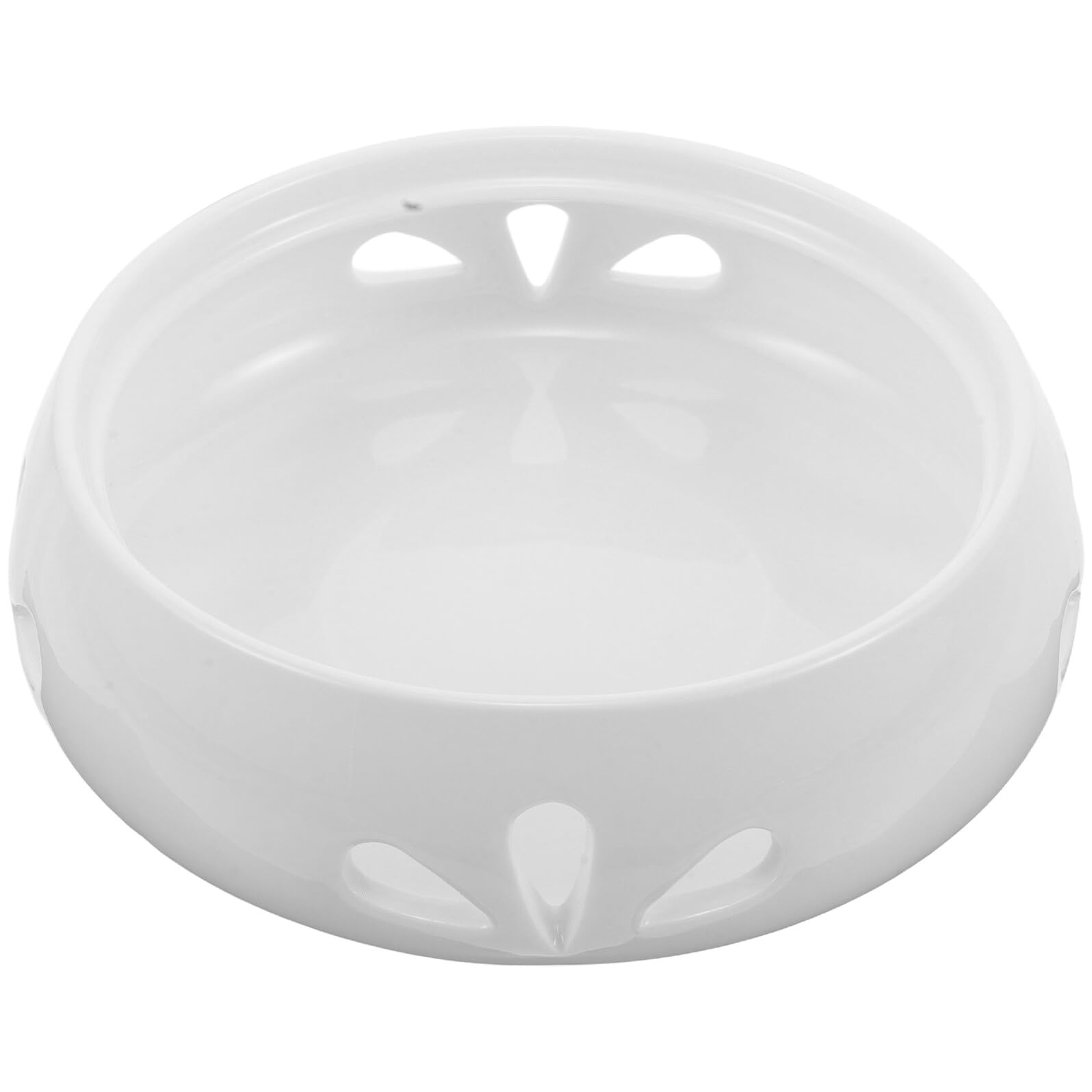 Calentador de Té de Cerámica Base Calefactora Hueca Soporte para Tetera y Velas Aromáticas Base para Tazas y Café Calentador de Escritorio Multifuncional para Bebidas