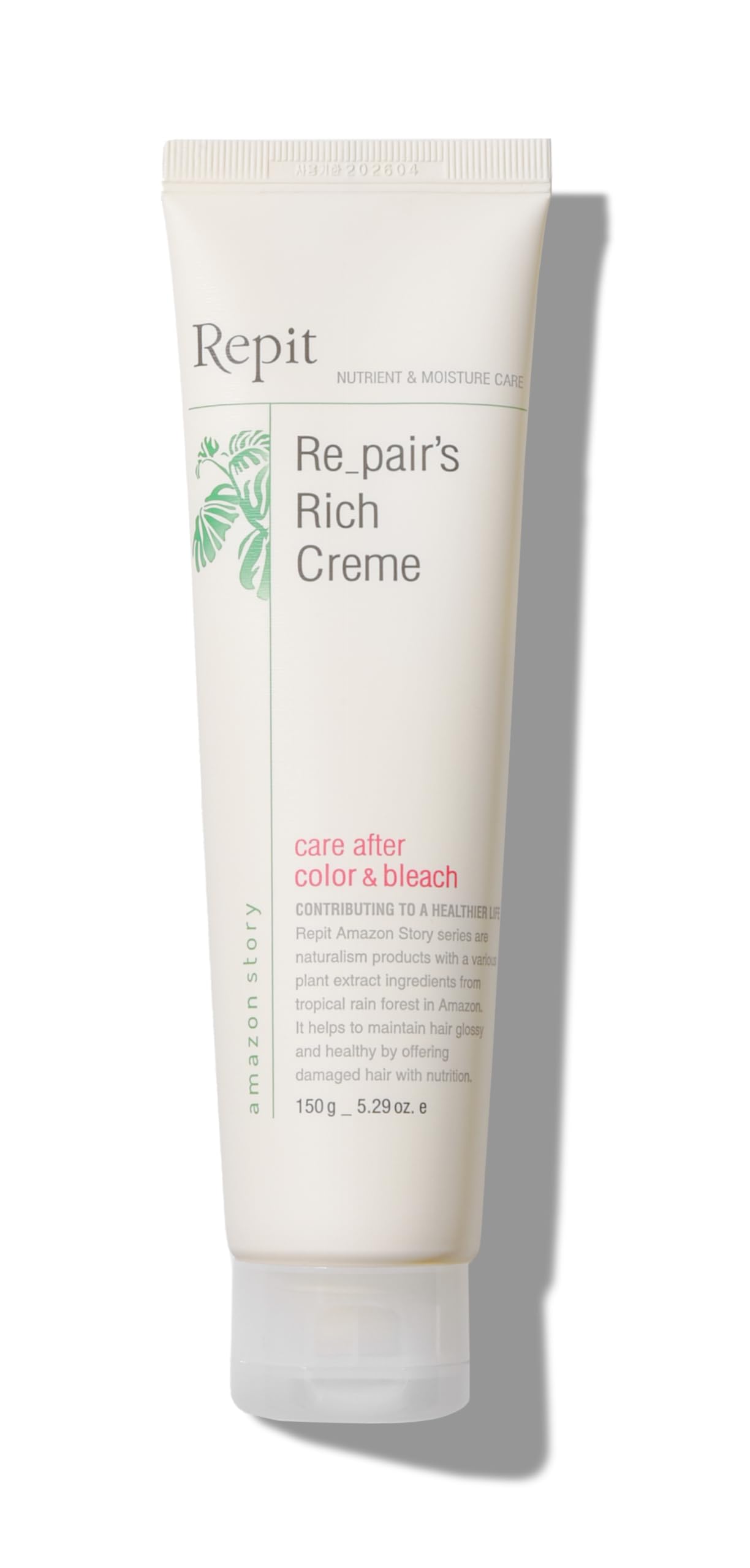 Repit Hair Repair's Rich Creme for Damaged, Colored, and Bleached Hair. Hair Essence Ideal for Post-Color and Bleach Care, Suitable for Daily Use 150g | RepitUSA