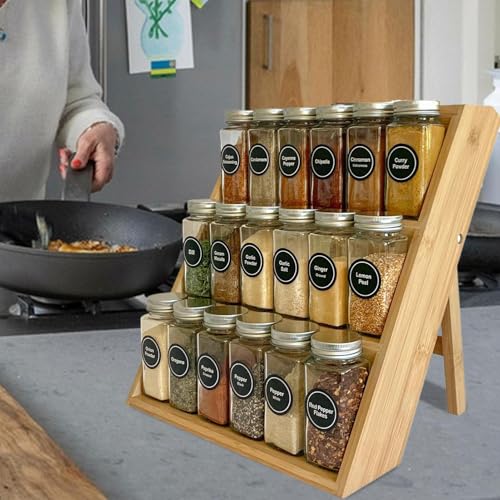 Support multifonction pour condiments étagère de rangement en bois bouteille parfum
