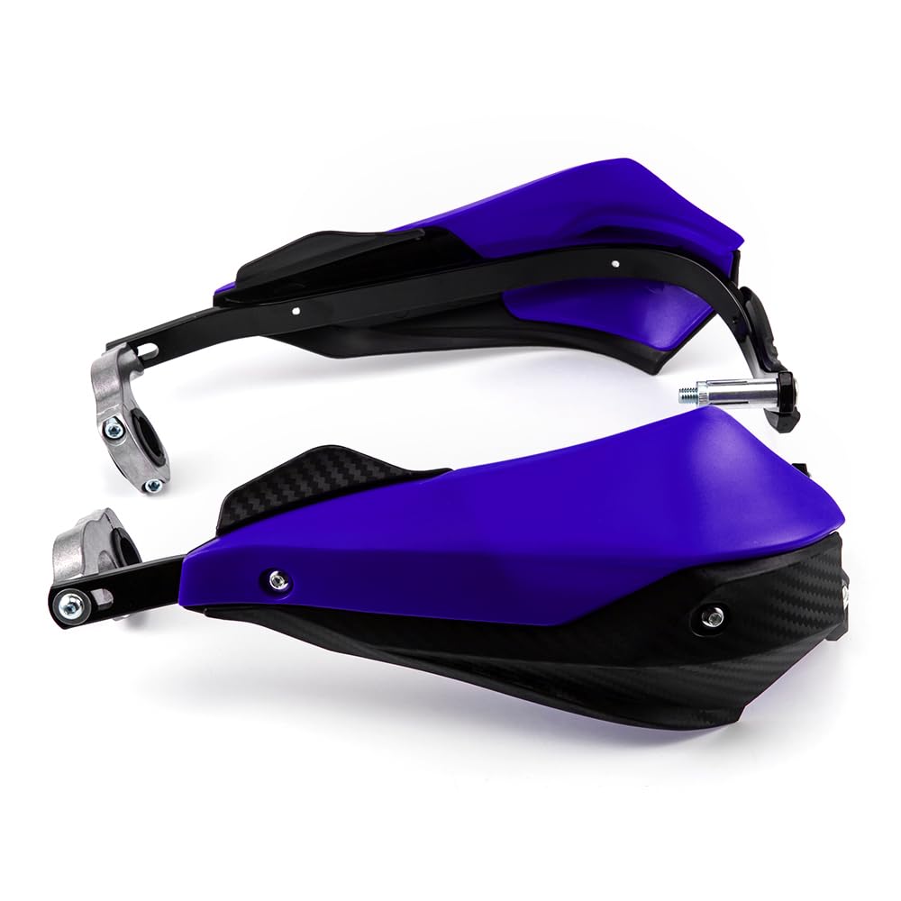 Protège-mains APEBAZY pour motos tout-terrain 7/8« 22 mm et 1 1/8 » 28 mm avec protège-mains pour motos tout-terrain Compatibles avec les motos tout-terrain, les motos de cross (Bleu)