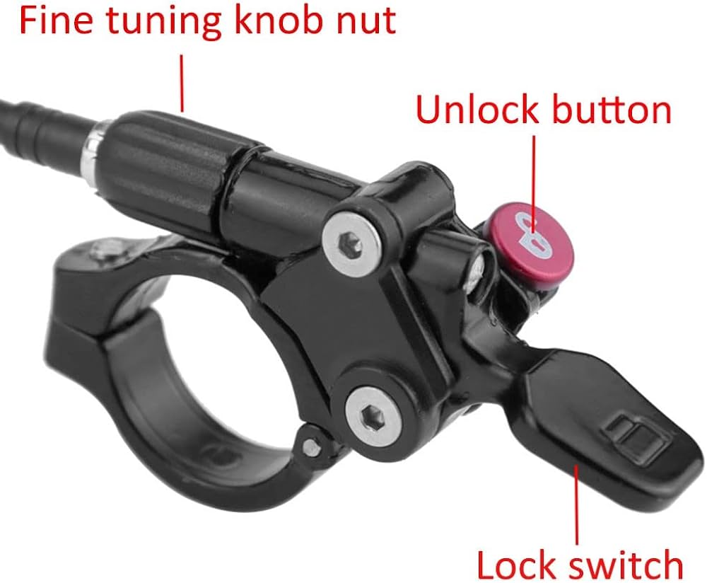 Levier De Verrouillage De Fourche – Alu – 22,2 Mm – Compatible Suntour AXON/EPICON/XCR – Noir