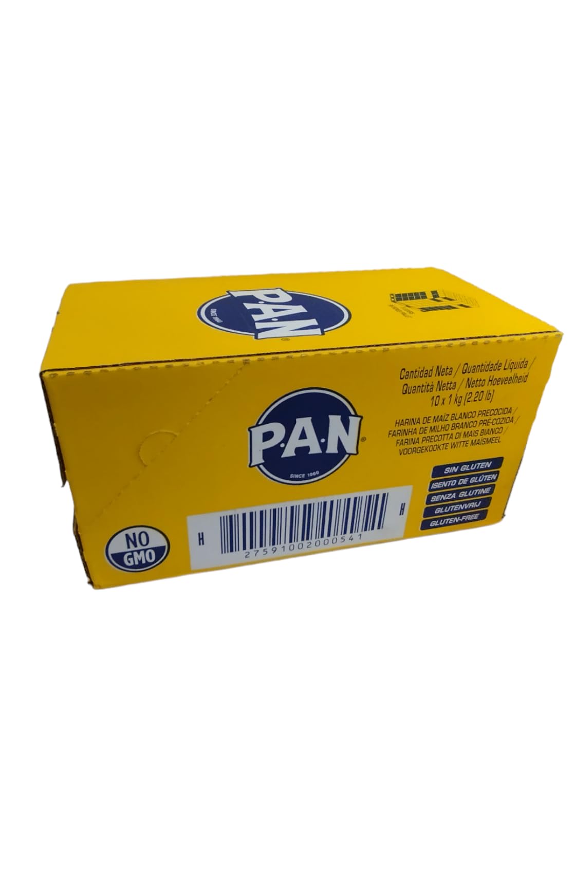 HARINA - PAN - CAJA DE HARINA PAN DE MAIZ BLANCO PRECOCIDA - 1 KG - 10 UNIDADES