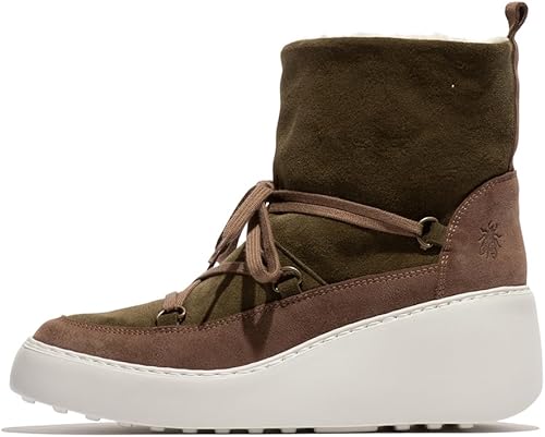 Fly London DERE725FLY, Fashion Boot Mujer, Taupe/Aspen, 36 EU