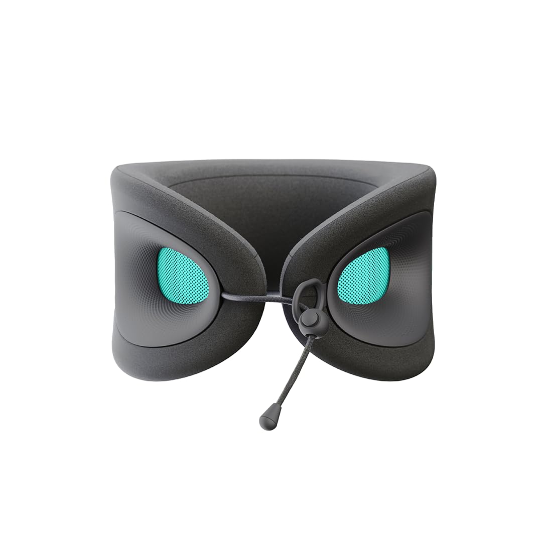 CabeauCabeau Travel Pillow for Long Flights – Evolution X - Memory Foam Neck Support - Comfort On-The-Go for Airplane, Train, and Car (Turquiose)