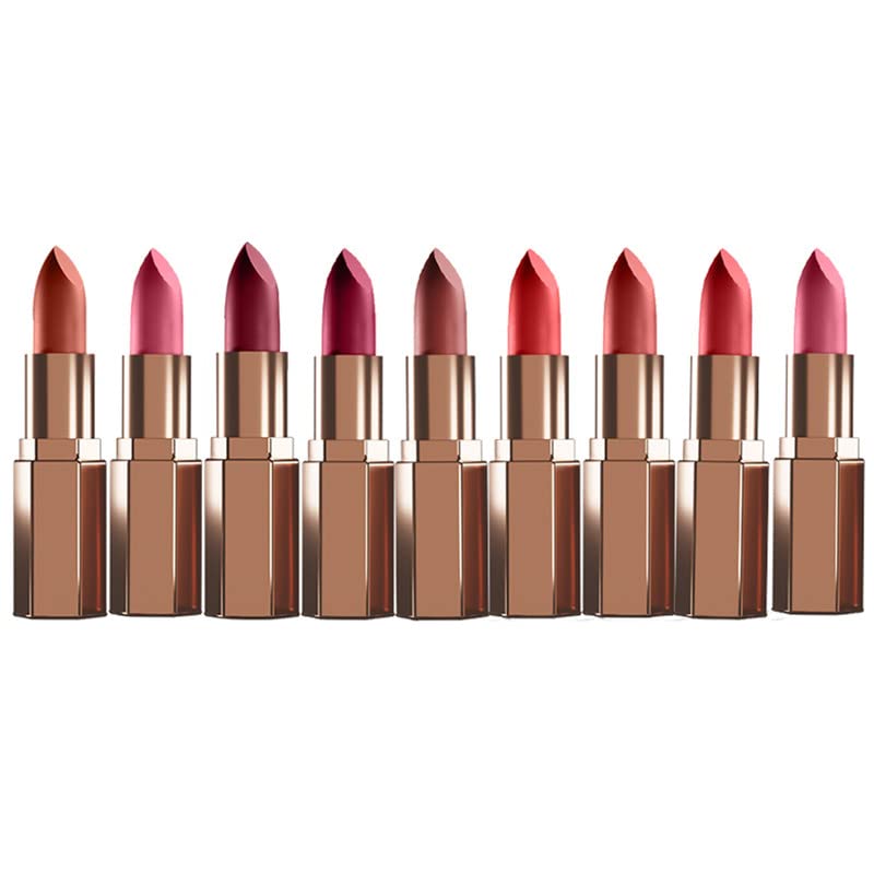 Image of PRAUSH BEAUTY (Formerly Plume) Plush Matte Lipsticks Super Light & Hydrating, Long Lasting, Rich Pigment, Smooth Soft Matte Finish, Kiss Me Red, 4g