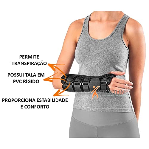 ORTESE COMFORT AIR LONGA S/POLEGAR DIR PRETA G