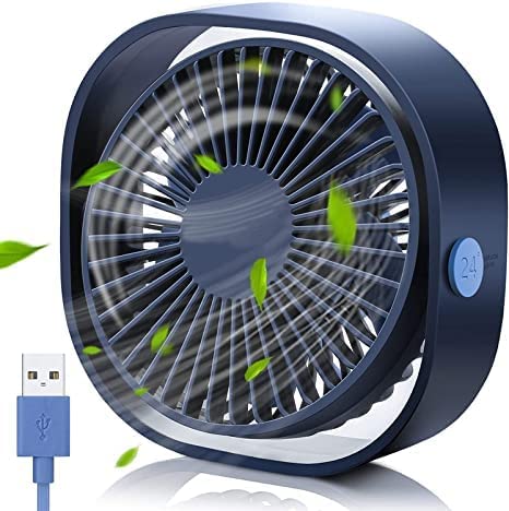 Nutts USB Desk FanPortable Small Desktop Cooling Fan with Rotating with Strong Wind, Quiet Mini Personal Fan for Home Office Bedroom Car. (B0C1ZTDXNR) Amazon Price History, Amazon Price Tracker