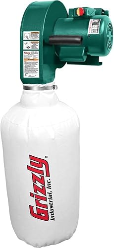 Grizzly Industrial G0710-1 HP Colector de polvo para colgar en la pared