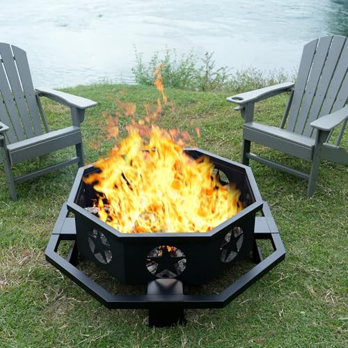 Auhilence 45 Inch Octagonal Fire Pit