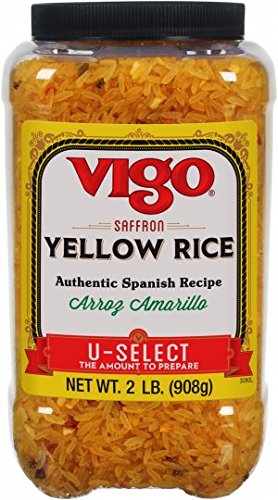 Vigo Authentic Saffron Yellow Rice, Low Fat, 2lb (Pack of 1)