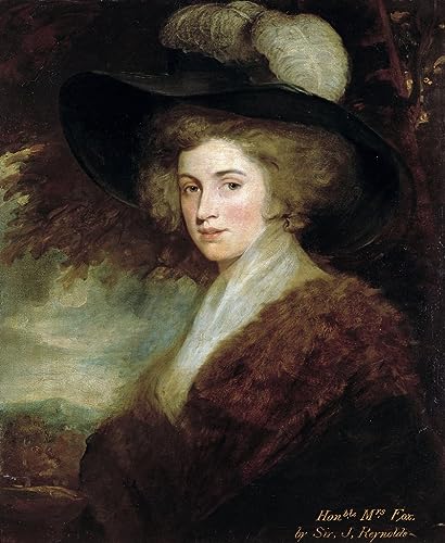 Toile Portrait de Mme Charles par Joshua Reynolds Affiche Impression Salon 60x90cm