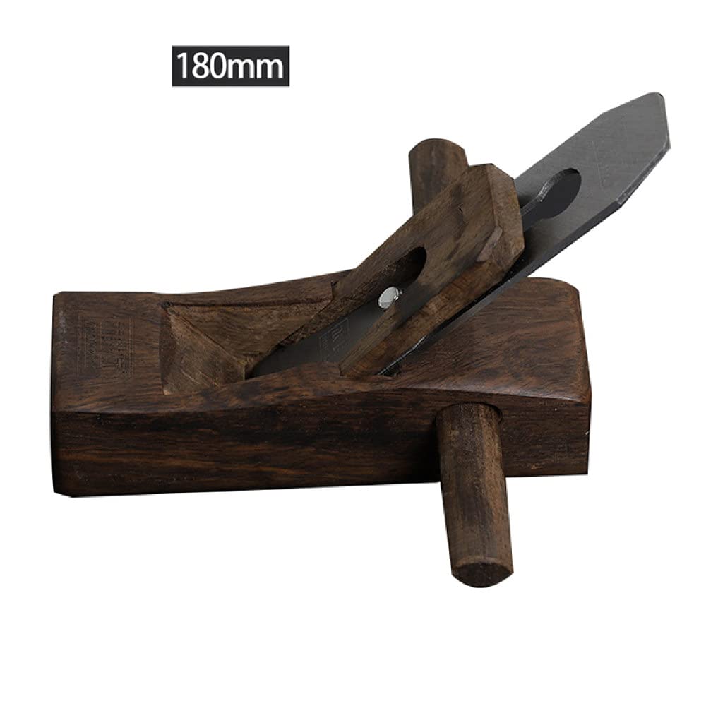 Mały stolarz, Stolarstwo Płaski Strug Miniaturowe Narzędzie Ręczne Strug Do Drewna Wzór Fazowanie Strug Ciesielstwo Przycinanie Drewna Rzemiosło DIY Etui Prezenty do Stolarstwa(180mm)