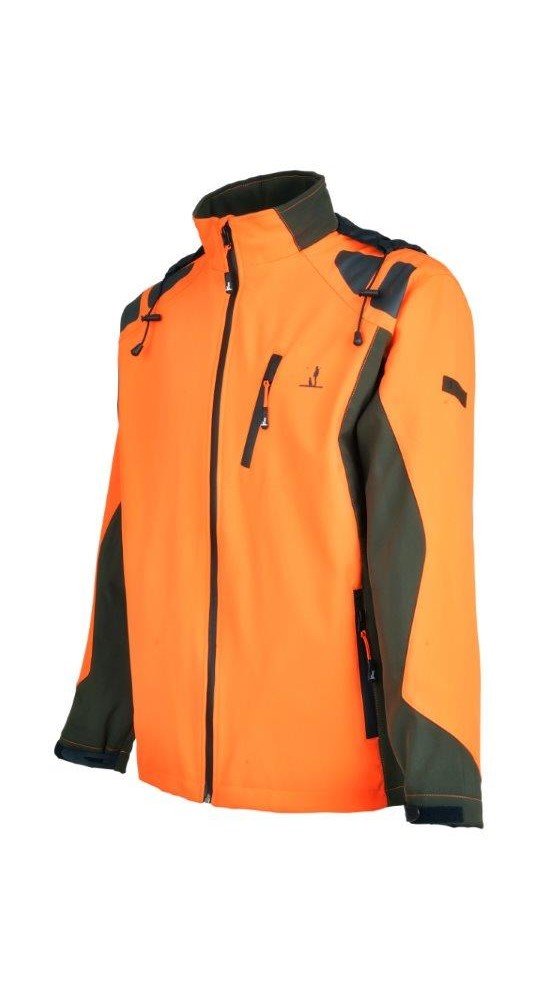 Percussion - Blouson de Chasse Vert Marron Softshell S