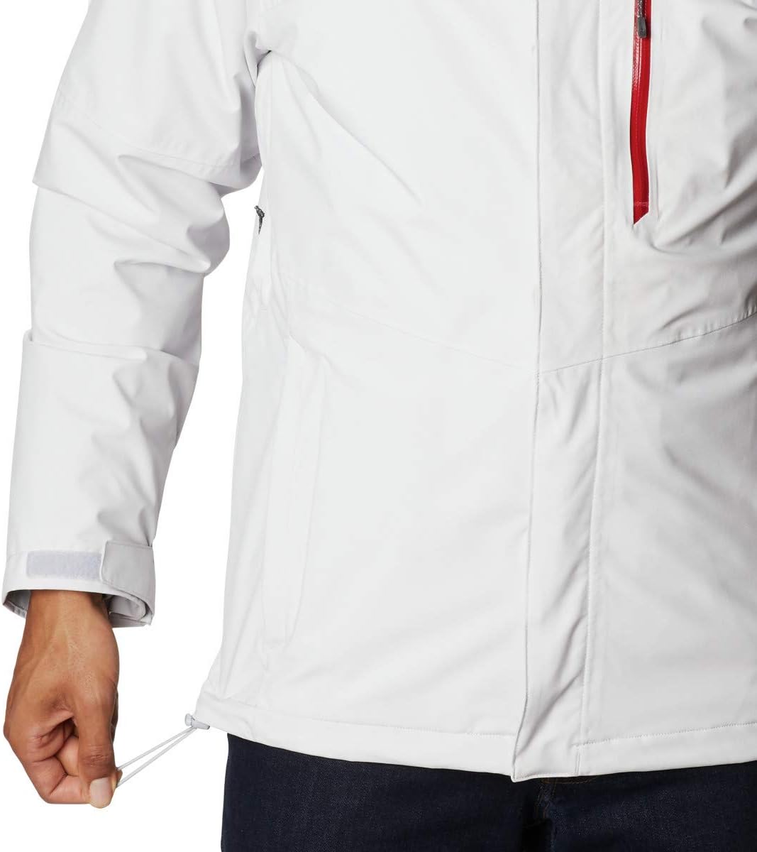 Columbia Mens Wild Card Interchange Jacket, Thermal Reflective Warmth Small Nimbus Grey