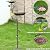 Aifeorzo Metal Bird Baths for Outdoors, 44" Height Cast Iron Pedestal Bird Bath and Feeder, Vintage Sturdy Heavy Duty Birdbath Bowl, Tall Floral Accents Birdbaths for Garden Yard Patio Porch Decor