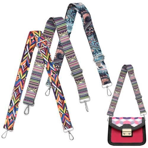 Taschengurt 3 Stück Einstellbar Breit Schulterriemen für Taschen...