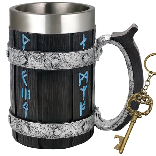 Vaso Vikingo 21oz con Asa y Acero Inoxidable miniatura 1