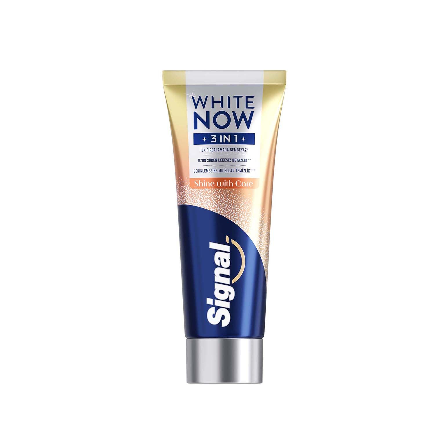 Signal White Now 3in1 Shine with Care Diş Macunu