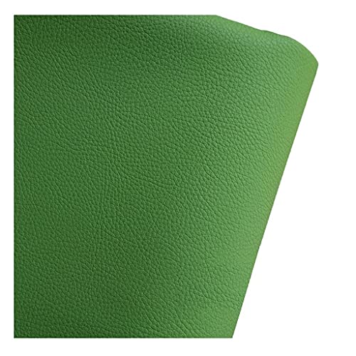 Tissu simili cuir imperméable vert 160 cm pour stopper l'usure de canapé et sièges
