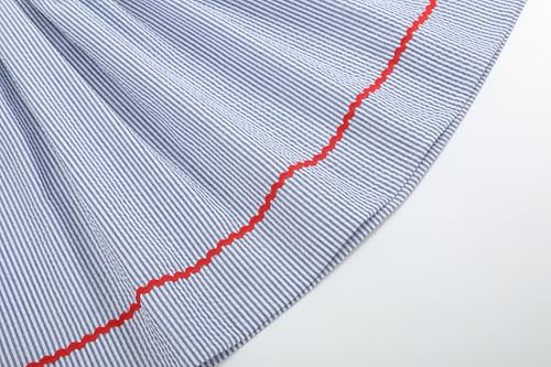 Baby and Girls Baseball Smocked Bishop Dress4