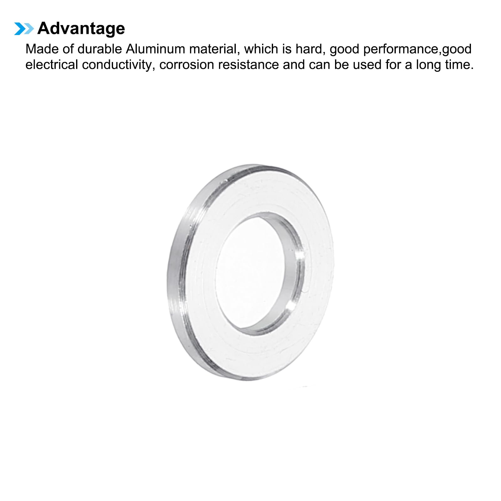 PATIKIL M6 Aluminum Spacers, 6pcs 1/4" x1/2" Round Metal Spacers for 1/4 or M6 Screw Bolts - Image 4