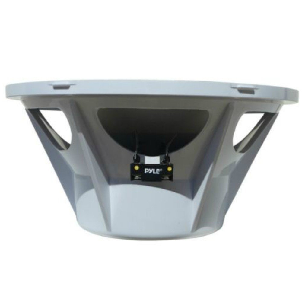 Pyle 1 SUBWOOFER PLMRW8 Sub Chubasquero Marino WÁTERPROOF 8" 20,00 CM 200 MM Blancos por EMBARCACIONES Barco BALSA Piscina Individual Bobina 4 Ohm DE 200 VATIOS RMS Y 400 VATIOS MAX 1 Pieza