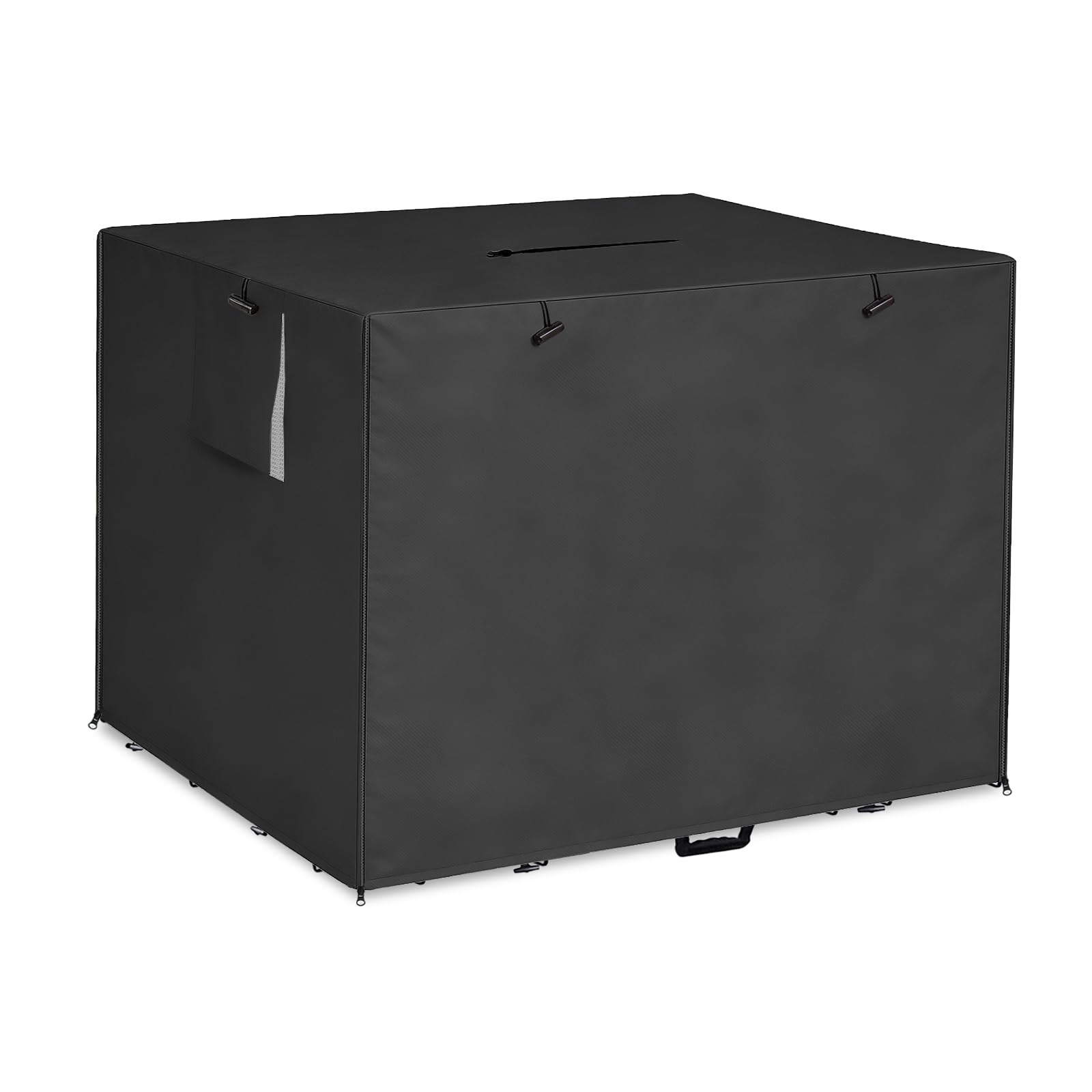 42 Inch Wire Dog Crate Cover,Durable Windproof Privacy Polyester Pet Kennel Covers,Breathable Blackout Cover for 1/2/3 Door Dog Cage. (42" L x 28" W x 30" H,Black)