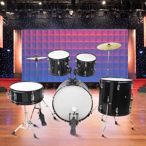 Nishiyuenyi AAA78017023 3Pcs Tom Leg For Drum Percussion Instrument Parts Replacement Parts Diy, Drum Fitting Drum Support Leg Floor Tom Leg Bracket Feet Anti-Slip thumb #4